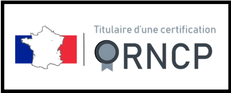 Logo RNCP – Certification professionnelle reconnue.